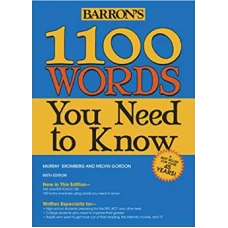 Barrons 1100 Words You Need to Know